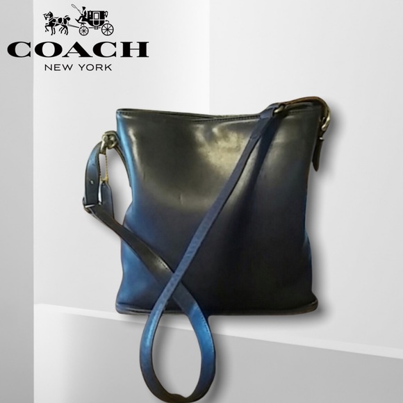 Vintage Coach Bucket Equestrian Slim Bag - Picture 1 of 14